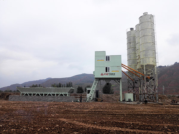 陇西城乡基础工程建设HZS50D混凝土搅拌站